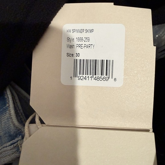 Mother Superior High Waist Spinner Skimp Wide Leg Jeans 1668-259 PreParty sz 30 - Picture 11 of 11